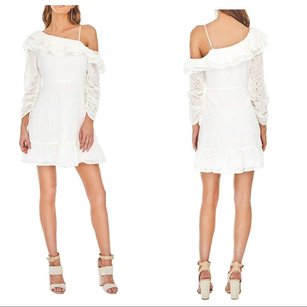 NWT! ASTR WHITNEY RUFFLE DRESS